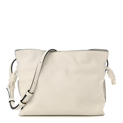 Loewe Calfskin Mini Flamenco Knot Clutch Angora 1 of 10