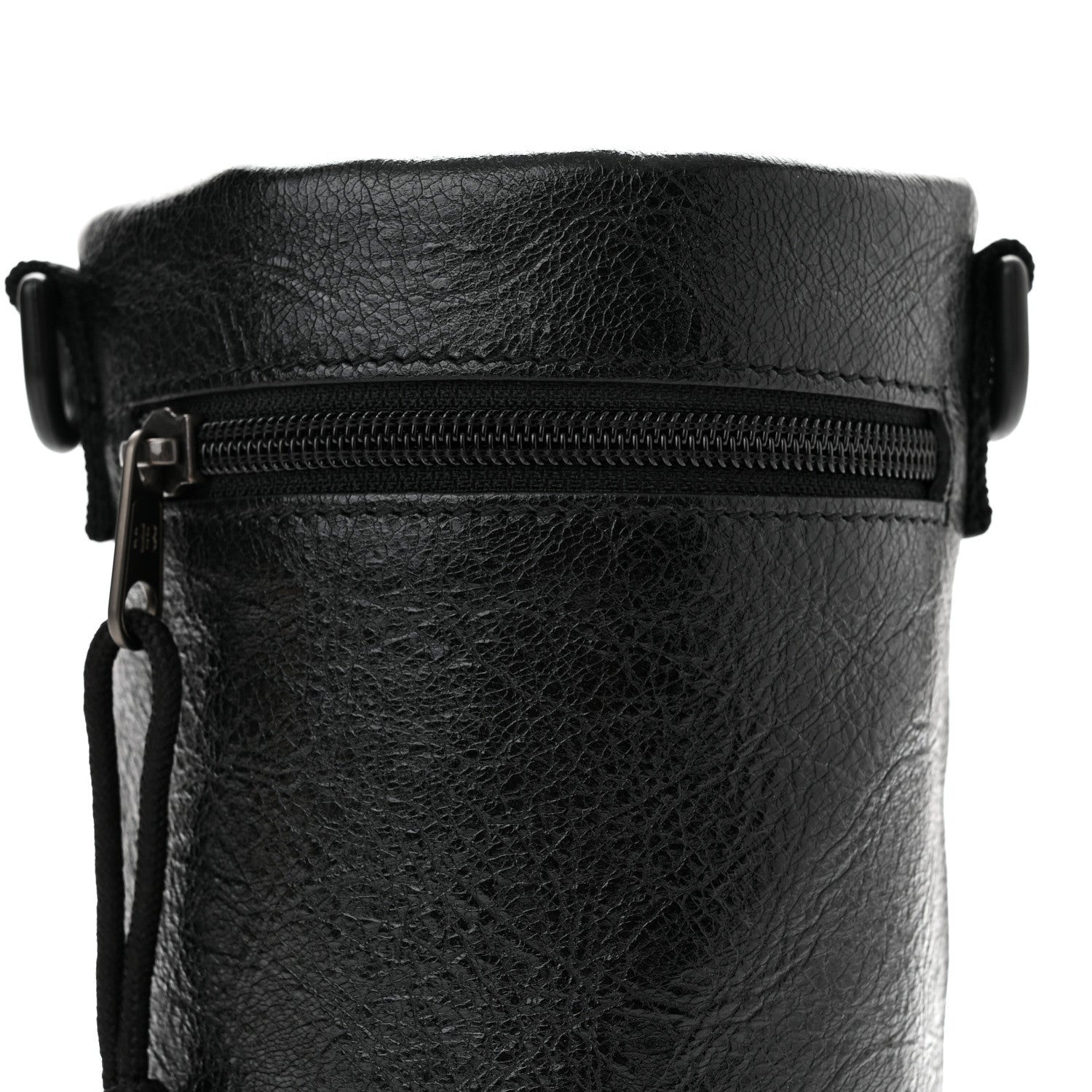 Balenciaga Agneau Explorer Weekend Bottle Holder Black 7 of 9