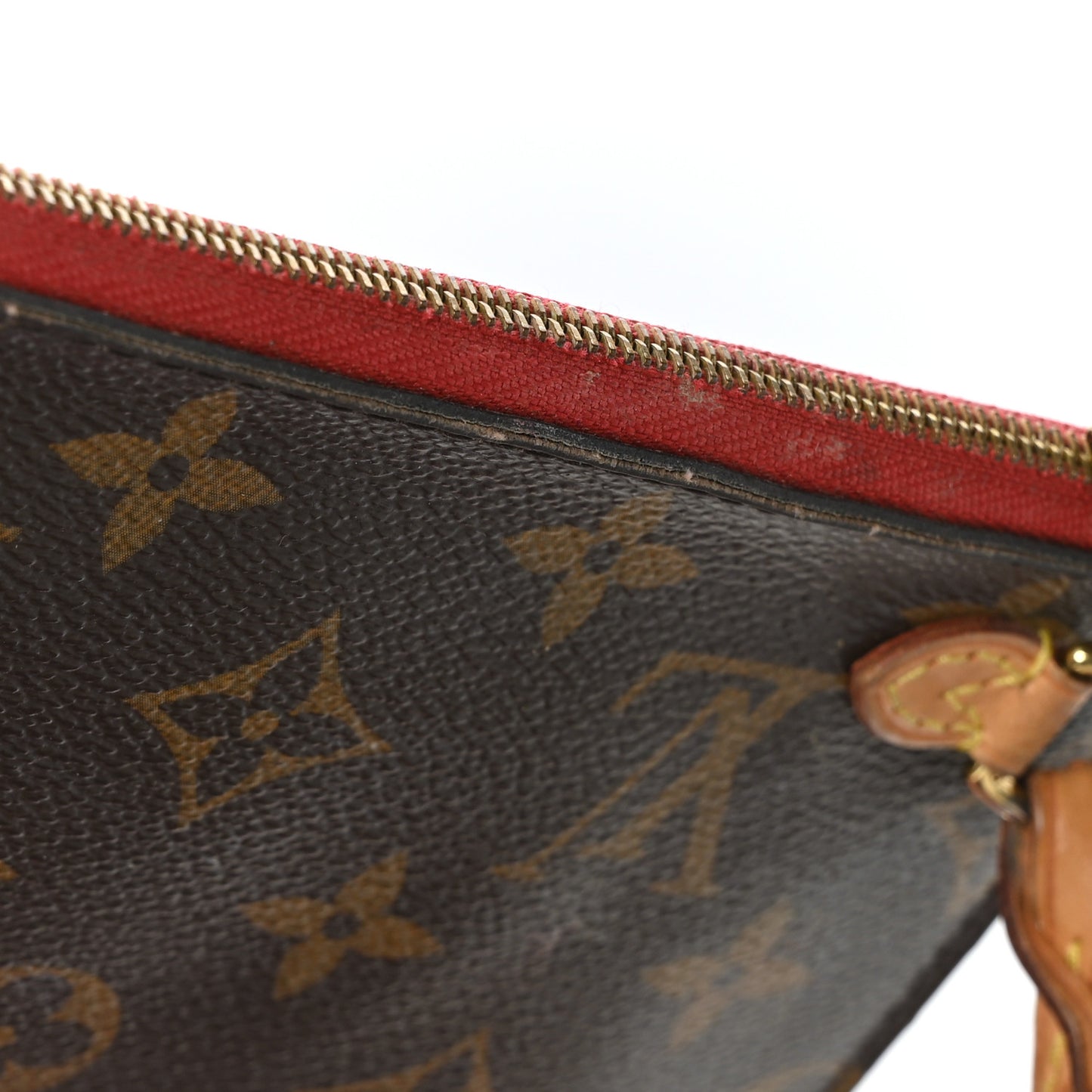 Monogram Jungle Dots Neo Neverfull MM Coquelicot Denim