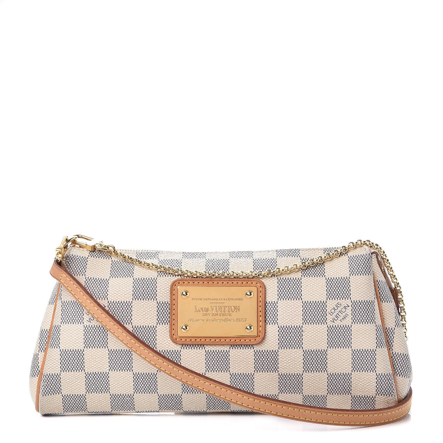 Louis Vuitton Damier Azur Eva Clutch 1 of 11