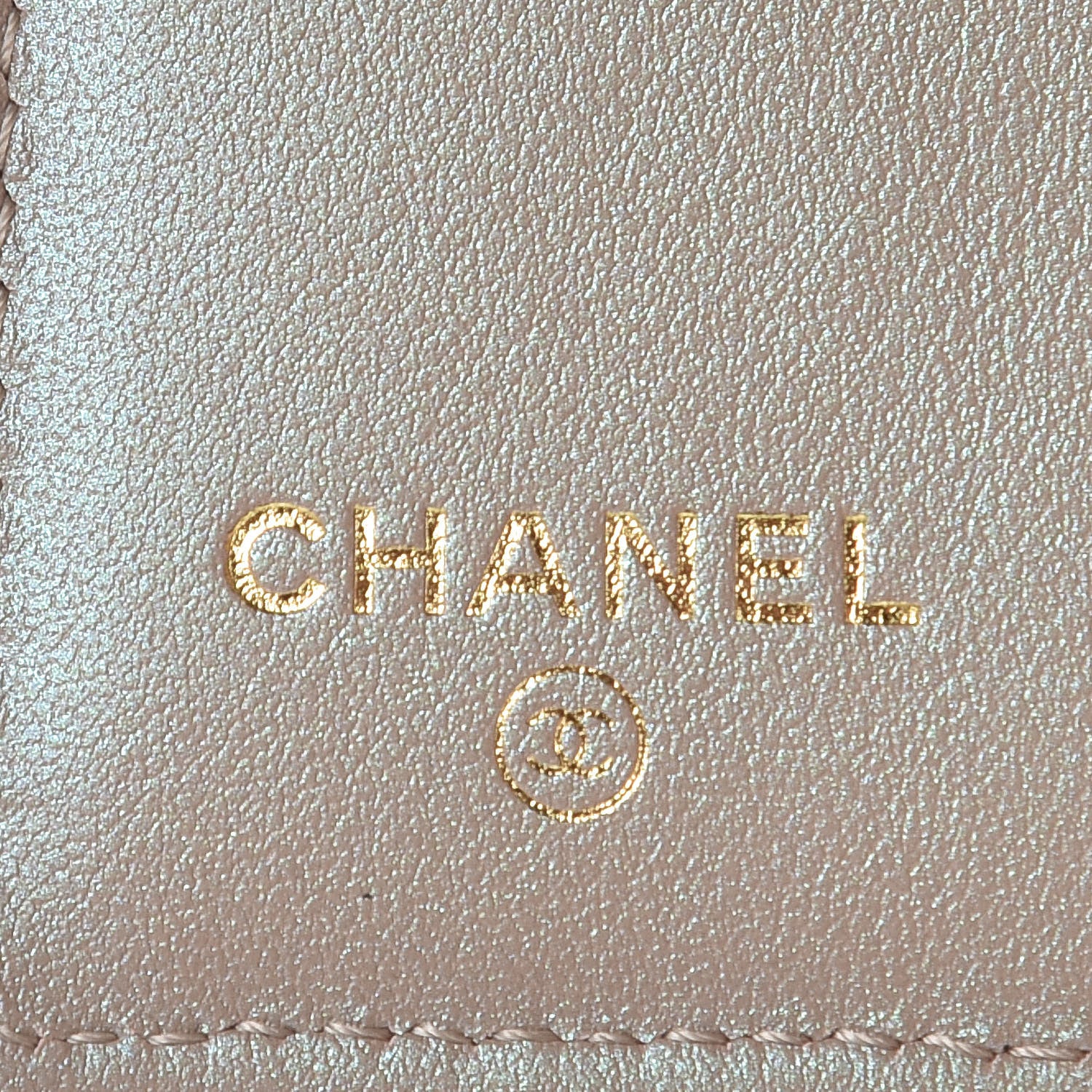 Chanel Iridescent Caviar Quilted Small Flap Wallet Beige 6 of 9