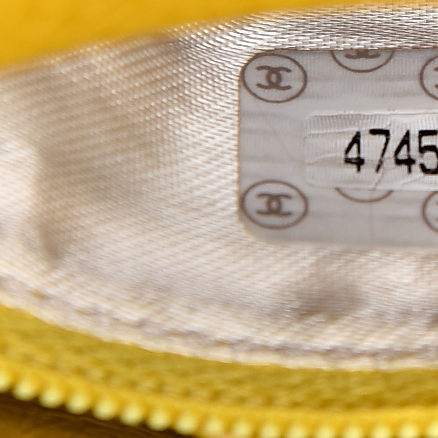 Chanel Caviar Quilted Camera Case Yellow 8 of 10