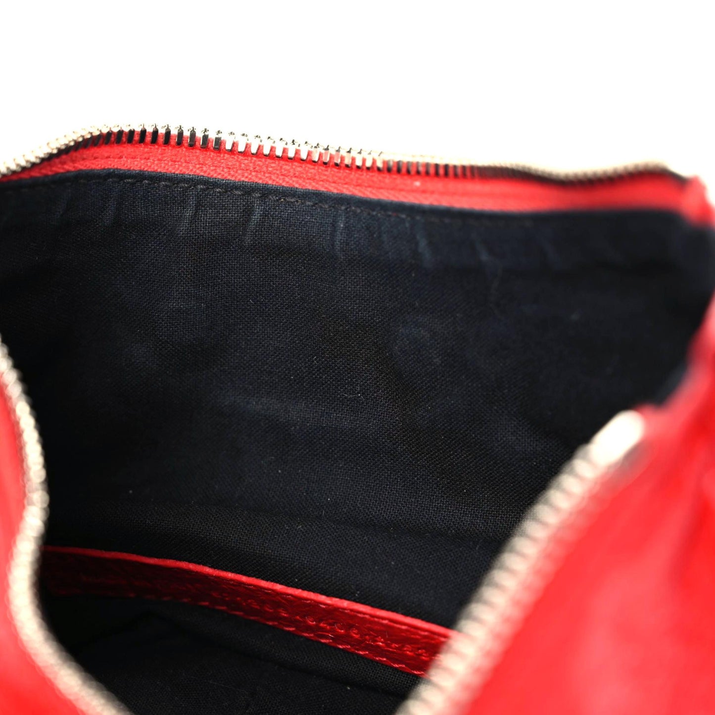 Agneau Arena Le Cagole Shoulder Bag XS Bright Red