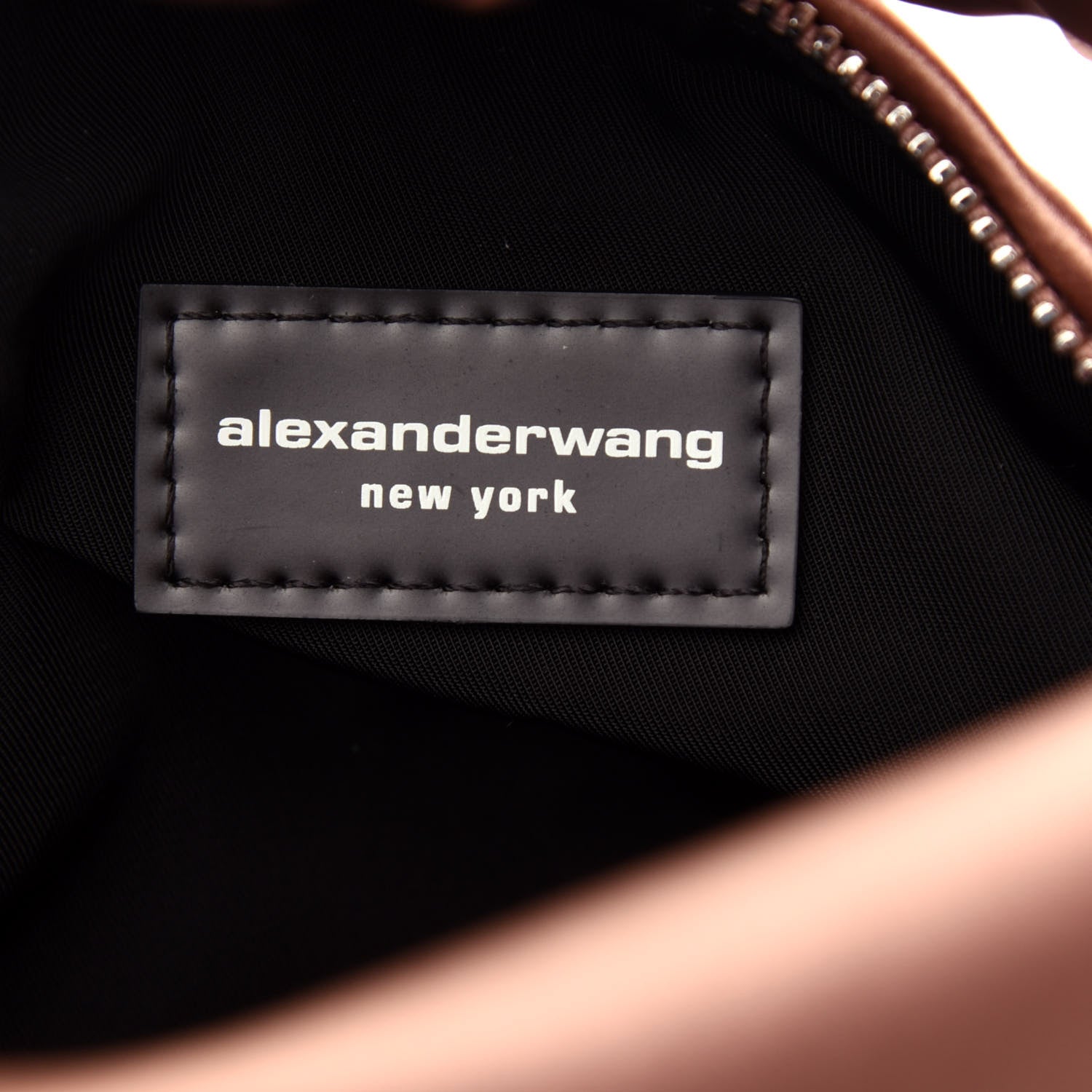 Alexander Wang Satin Mini Scrunchie Bag Sand Stone 6 of 9