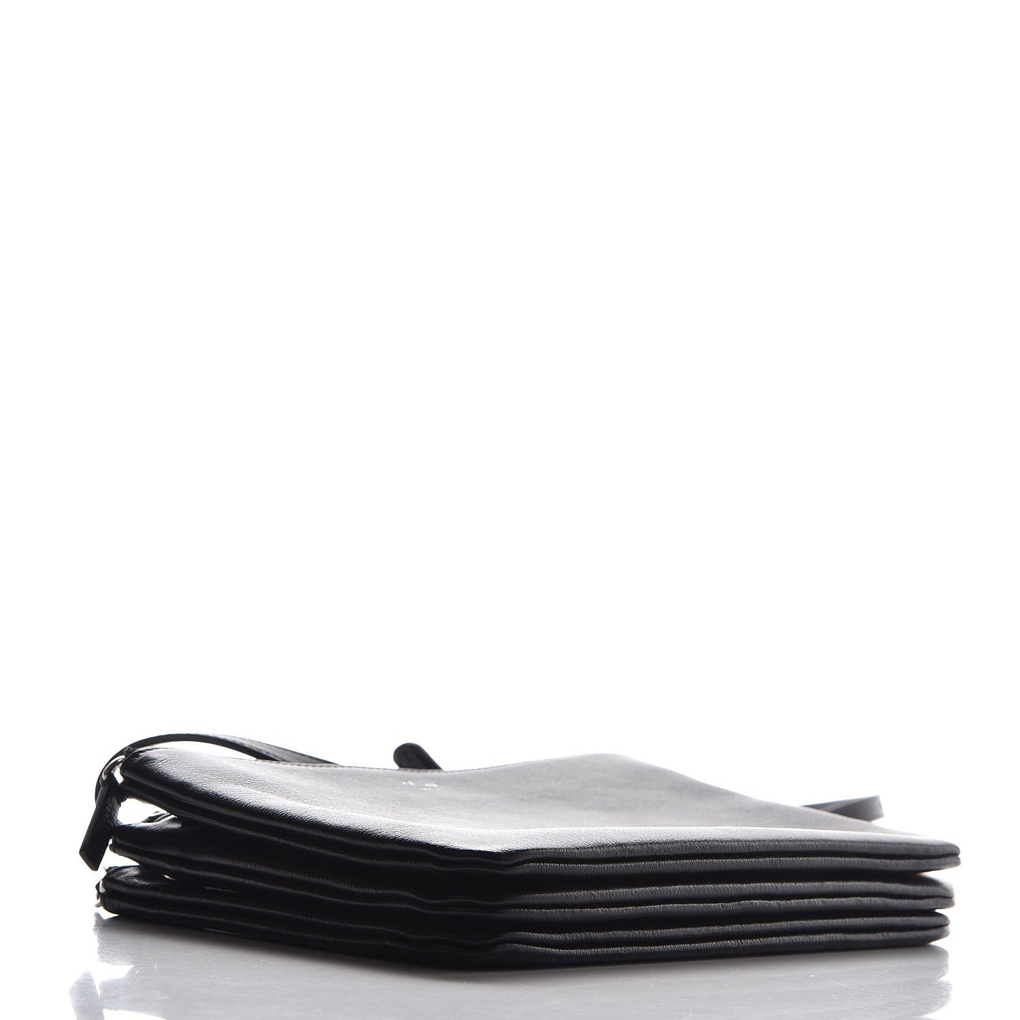 Lambskin Small Trio Crossbody Bag Black