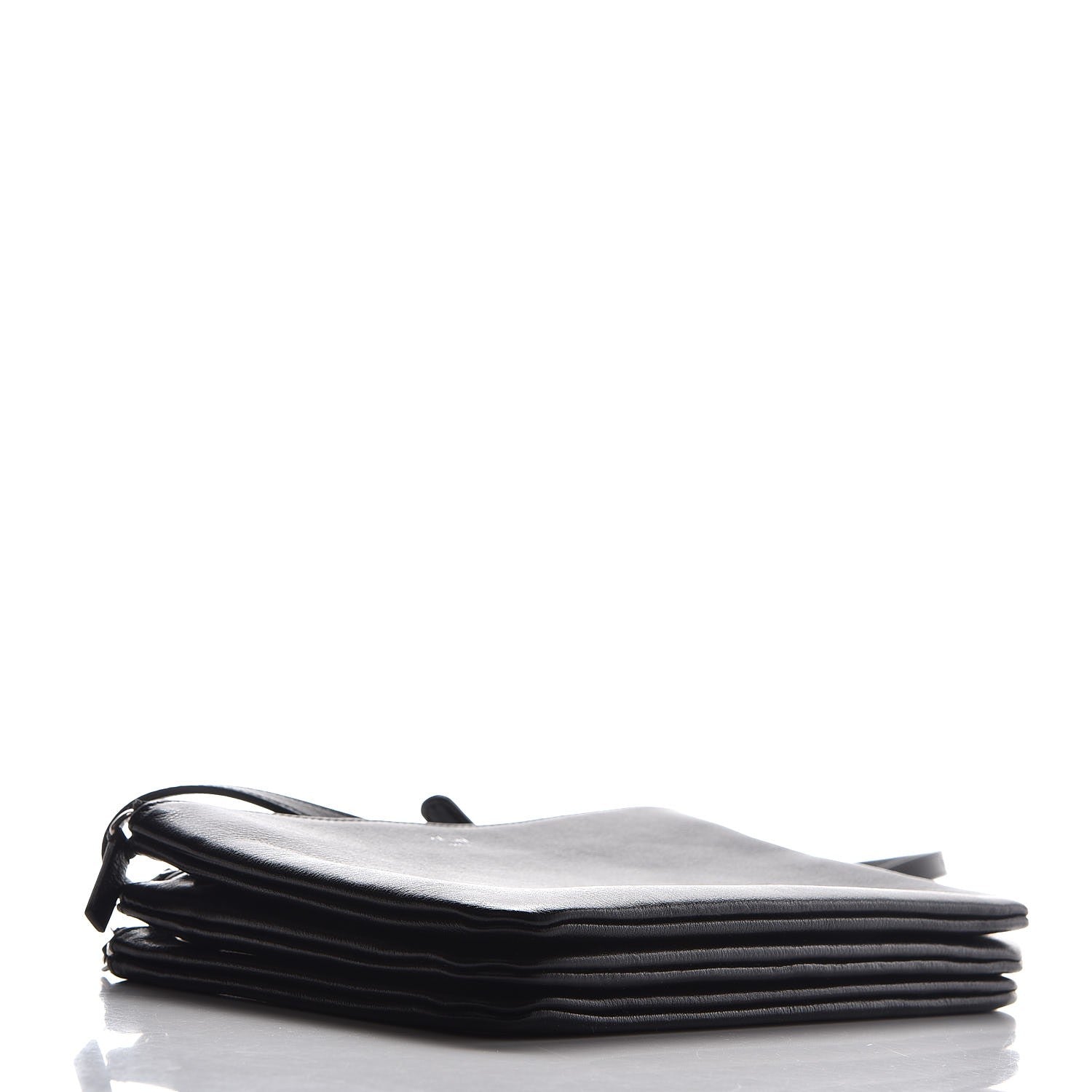 Celine Lambskin Small Trio Crossbody Bag Black 4 of 11