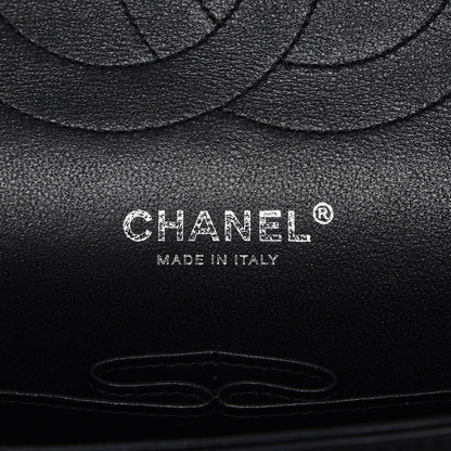 Chanel Crumpled Calfskin Quilted Jumbo Double Flap So Black 6 of 7