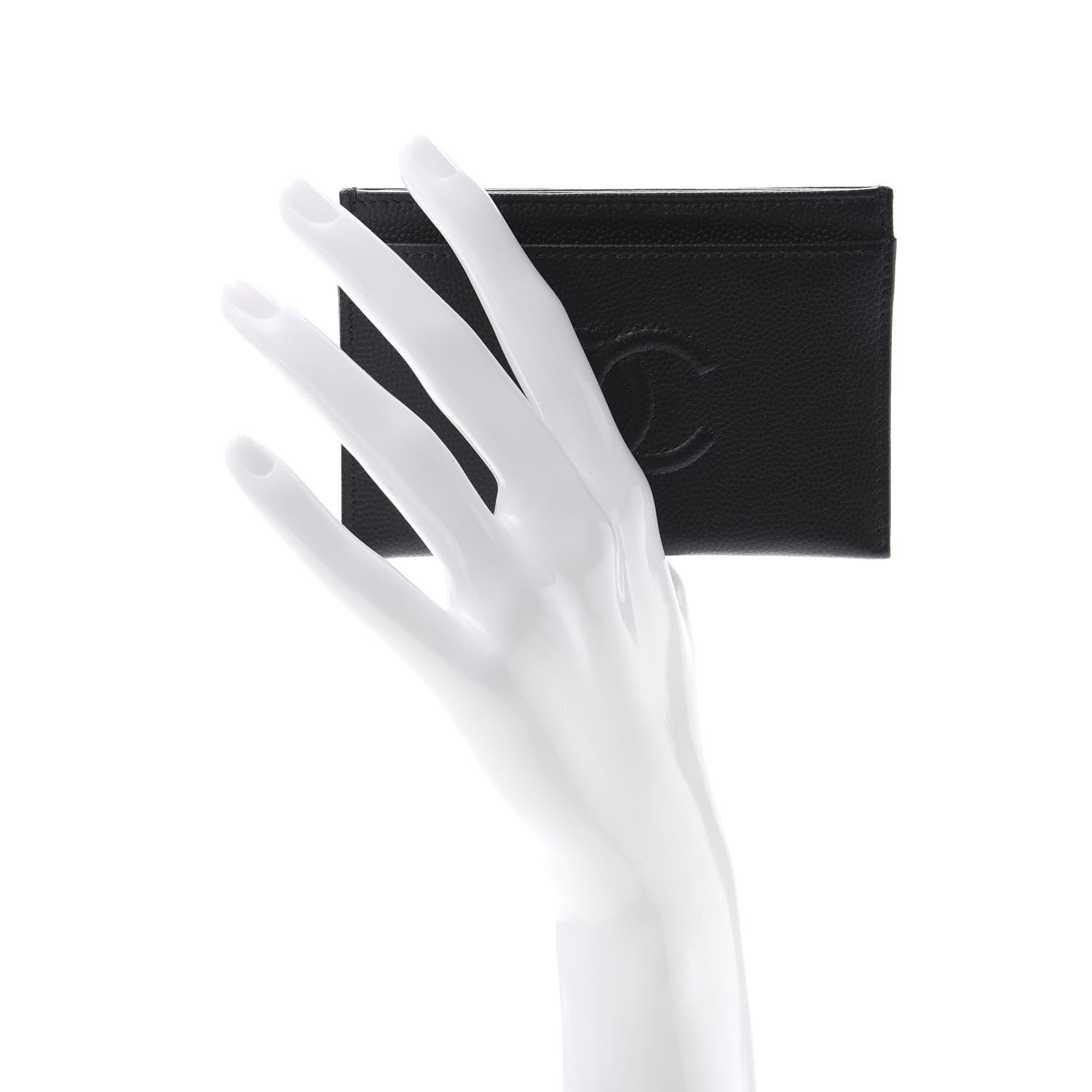 Chanel Caviar Timeless CC Card Holder Black 2 of 9