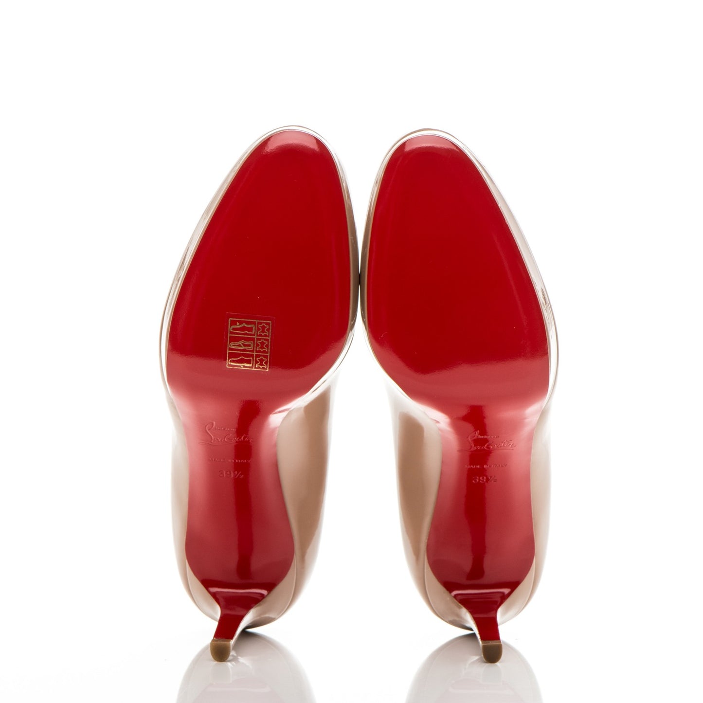 Patent New Simple 85 Pumps 39.5 Nude