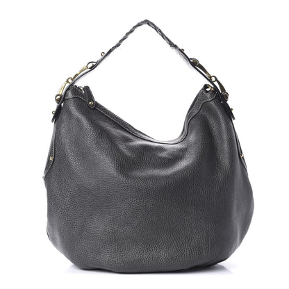 Gucci Pebbled Calfskin Medium Pelham Hobo Black 1 of 10