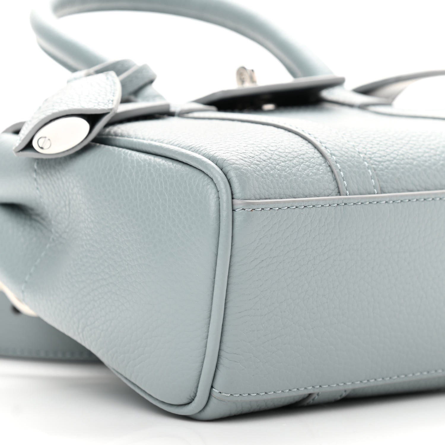 Mulberry Small Classic Grain Mini Bayswater Cloud 9 of 10