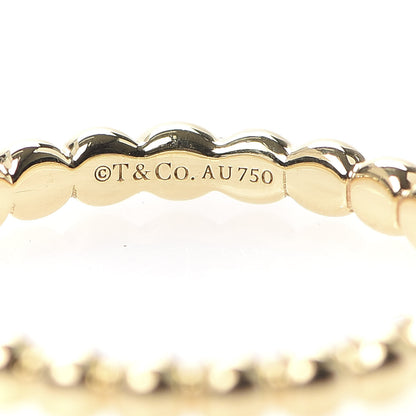 Tiffany 18K Yellow Gold 3mm HardWear Ball Ring 57 8 4 of 5