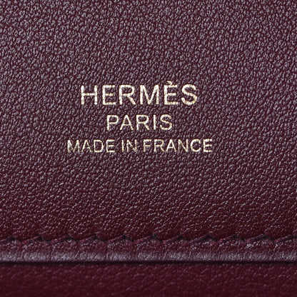 Hermes Swift Kelly Cut Clutch Pochette Bordeaux 17 of 27