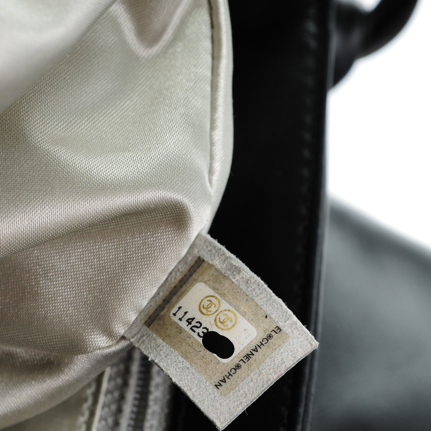Lambskin Quilted Flap Bag Black