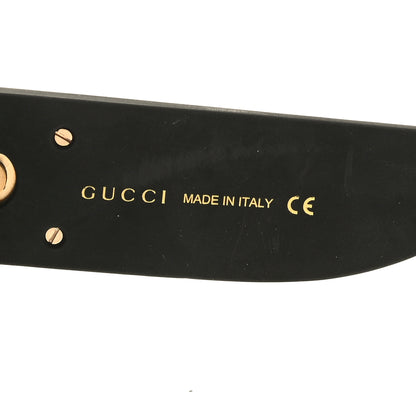 Gucci Square Frame Glitter GG0102S Sunglasses Black 4 of 7