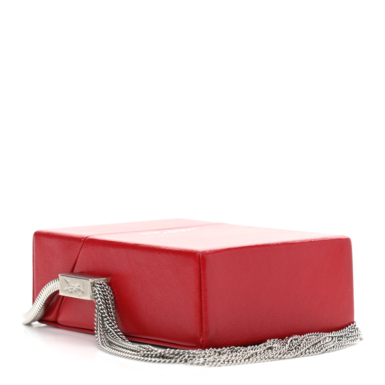 Saint Laurent Lambskin Smoking Box Crossbody Rouge Eros 4 of 11