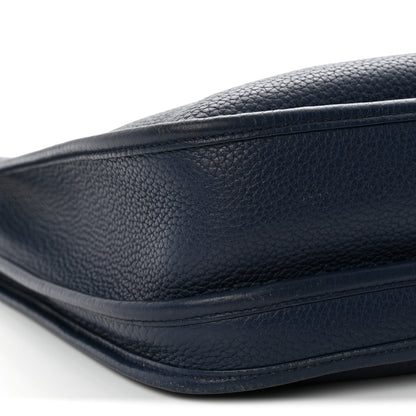 Hermes Taurillon Clemence EVELYNE III PM Bleu Saphir 8 of 11