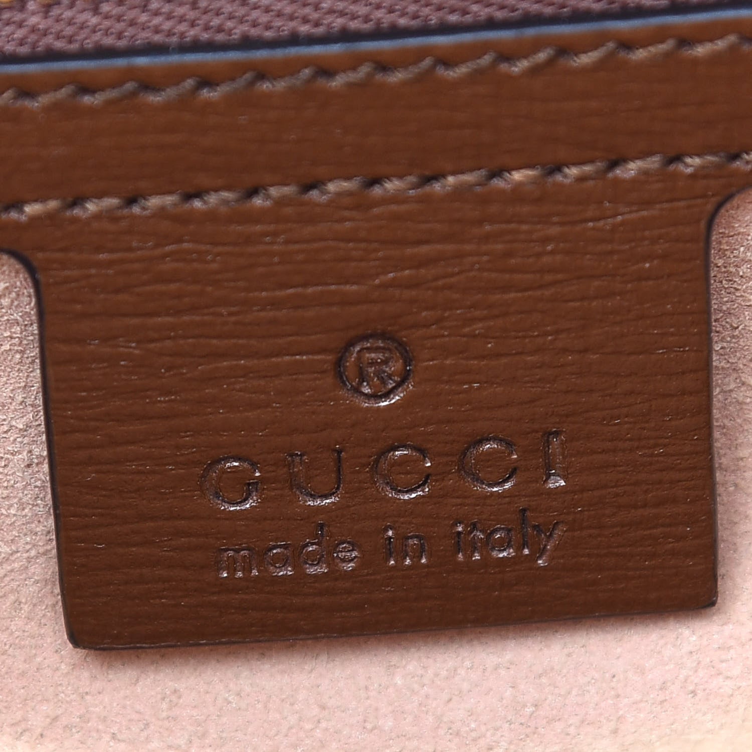 Gucci GG Supreme Monogram Small Horsebit 1955 Shoulder Bag Beige Brown Sugar 6 of 9
