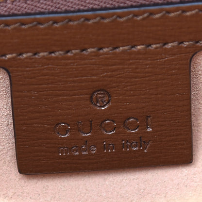 Gucci GG Supreme Monogram Small Horsebit 1955 Shoulder Bag Beige Brown Sugar 6 of 9