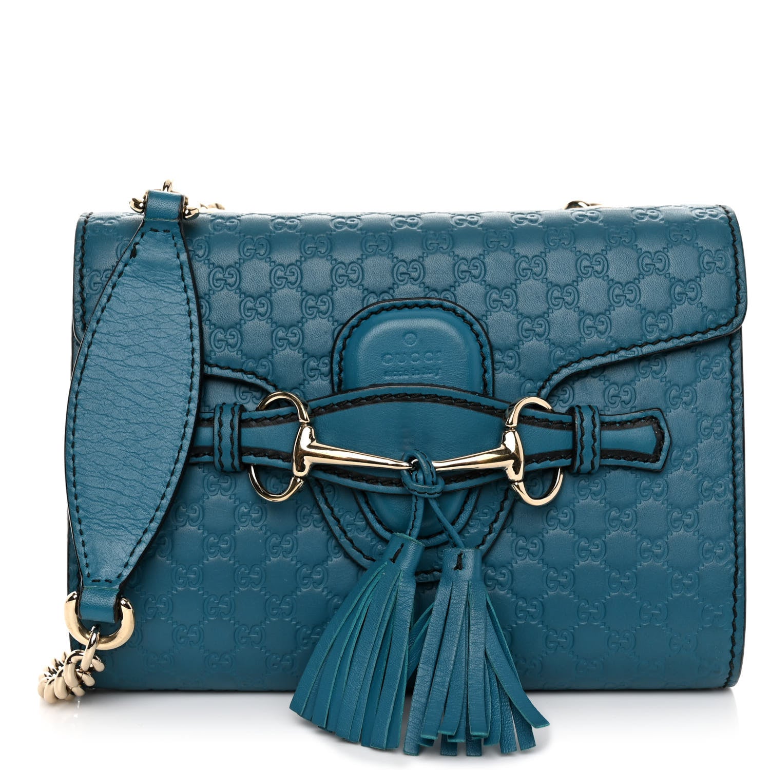 Gucci Microguccissima Mini Emily Shoulder Bag Deep Cobalt 1 of 11
