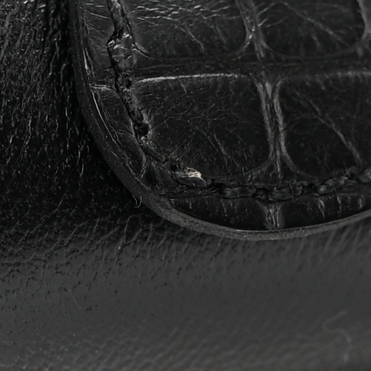Hermes Milo Lambskin Matte Alligator Touch Grigri Rodeo Horse Bag Charm PM So Black 6 of 6