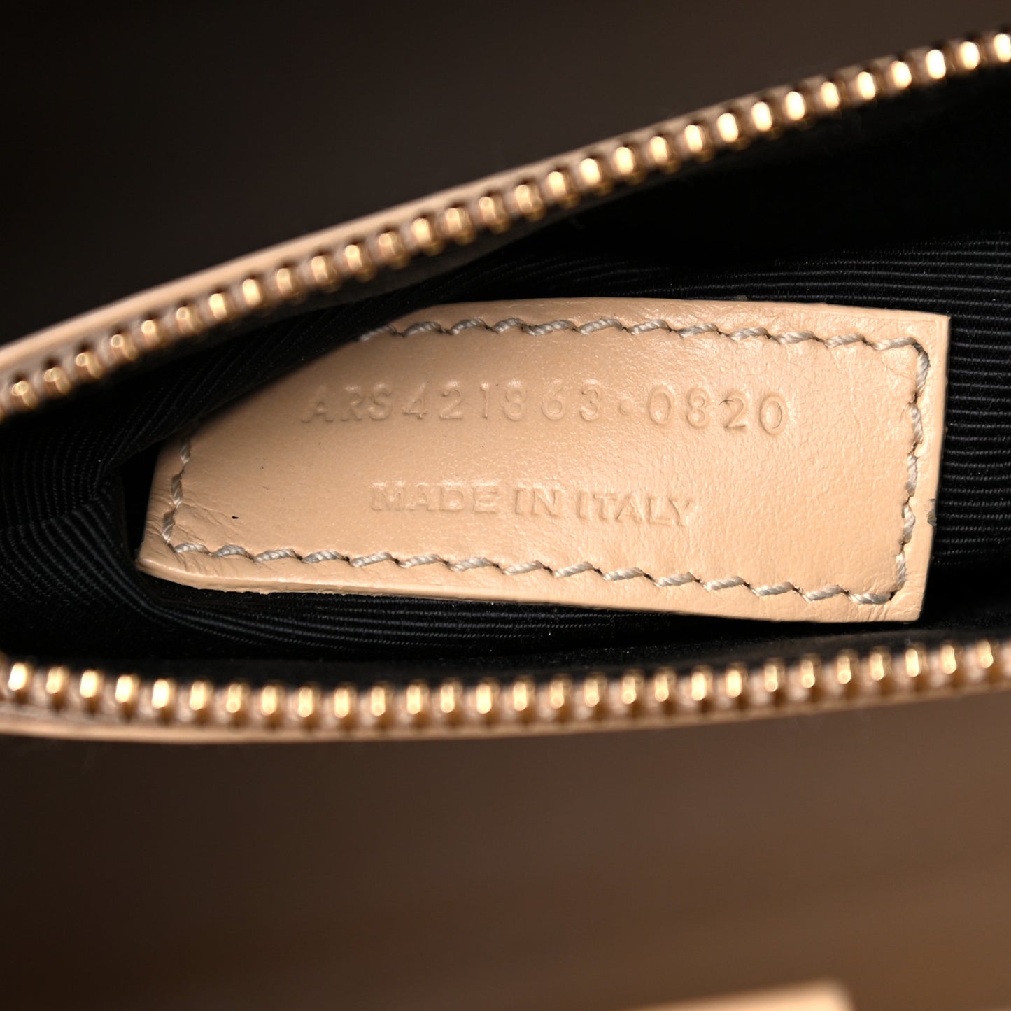 Calfskin Baby Sac de Jour Dark Beige