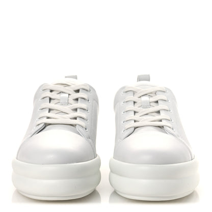 Hermes Calfskin Womens Happy Sneakers 38 White 3 of 12