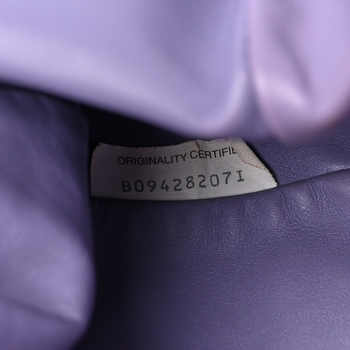 Smooth Butter Calf The Pouch Oversized Clutch Lavender