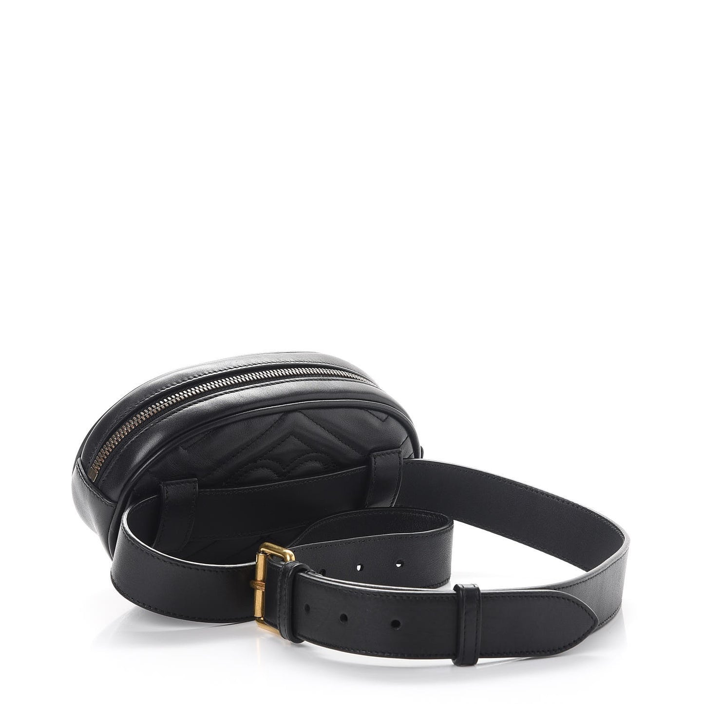 Calfskin Matelasse GG Marmont Belt Bag 105 42 Black