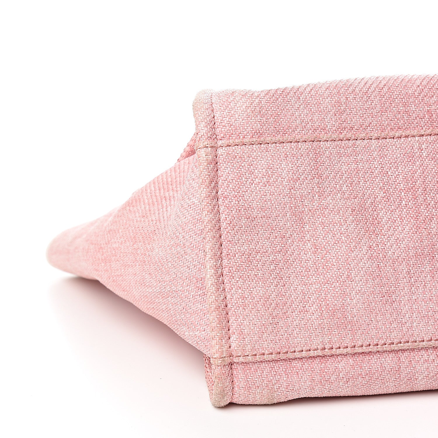 Chanel Canvas Medium Deauville Tote Pink 7 of 9