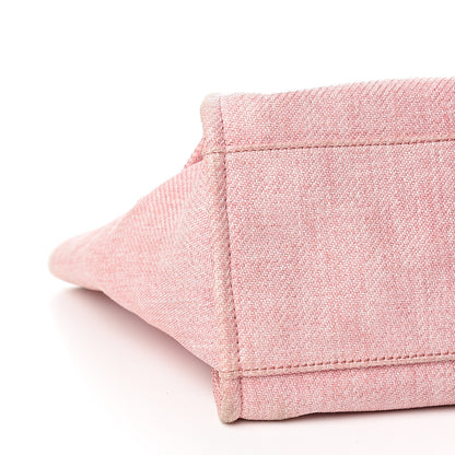 Chanel Canvas Medium Deauville Tote Pink 7 of 9