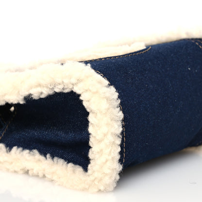 Telfar X UGG Denim Shearling Small Shopping Bag Raw Denim 9 of 12