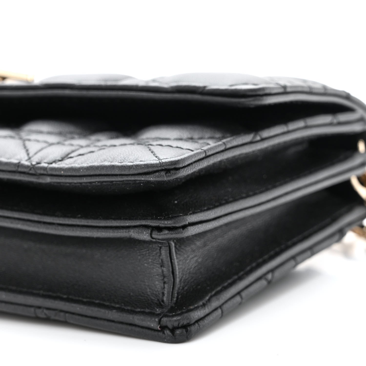 Christian Dior Lambskin Cannage Mini My Dior Bag Black 10 of 10