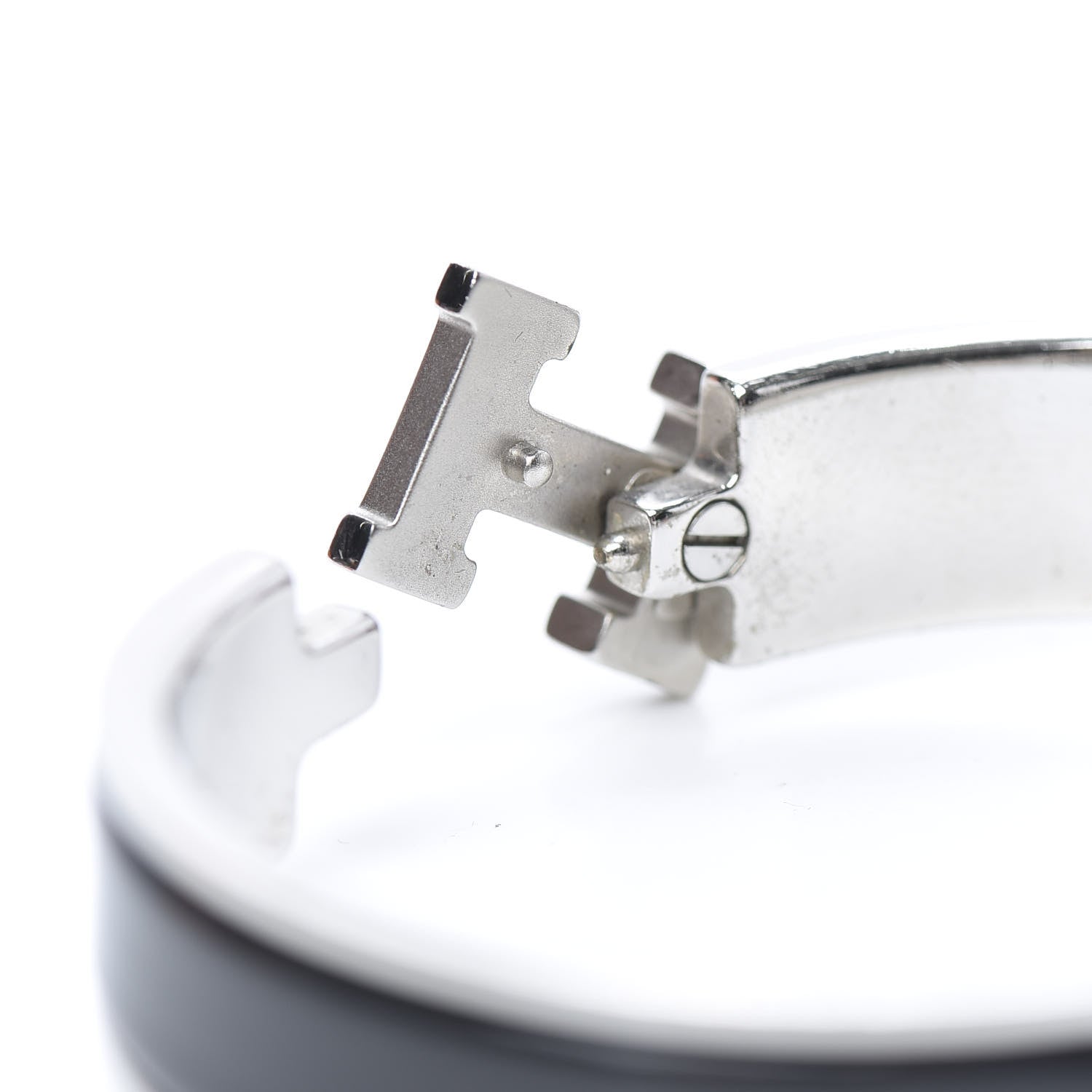 Hermes Enamel Narrow Clic Clac H Bracelet PM Black 5 of 6