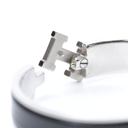 Hermes Enamel Narrow Clic Clac H Bracelet PM Black 5 of 6