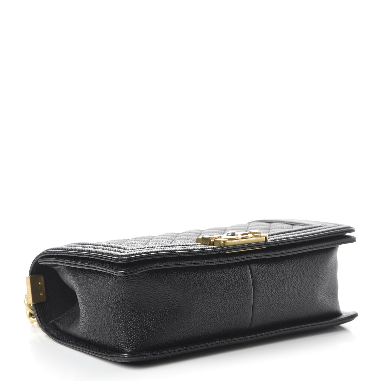 Caviar Quilted Medium Boy Flap Black