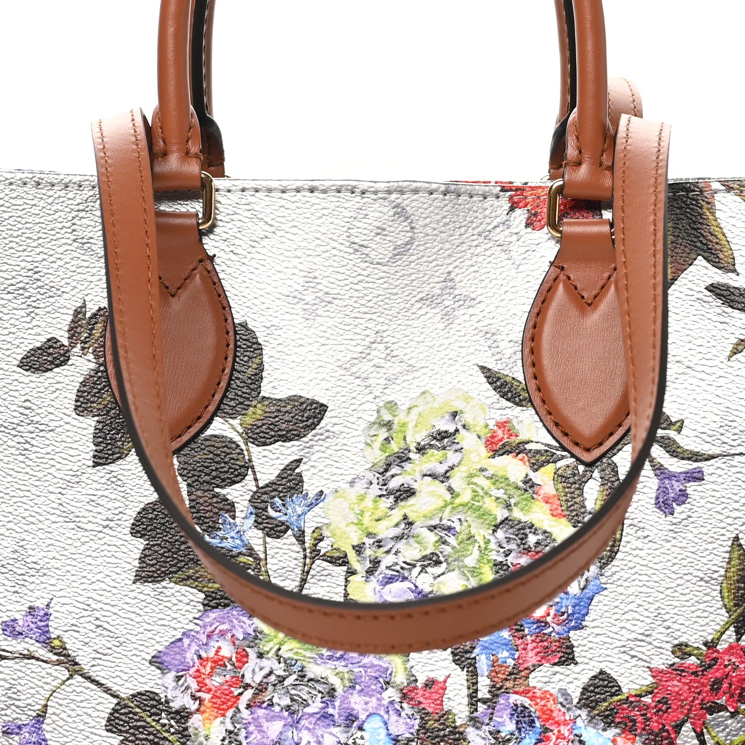 Louis Vuitton Metallic Monogram LV Garden OnTheGo MM Silver 7 of 9