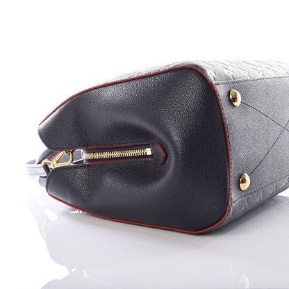 Louis Vuitton Empreinte Montaigne MM Marine Rouge 7 of 13