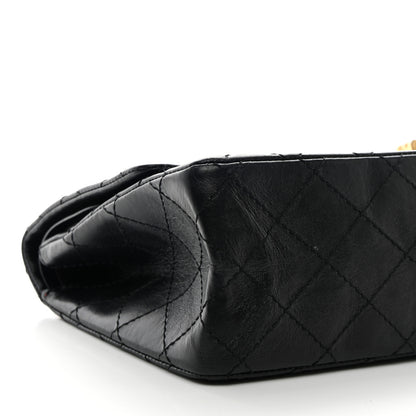 Chanel Aged Calfskin Lucky Charms 2.55 Reissue 226 Flap Black 9 of 12