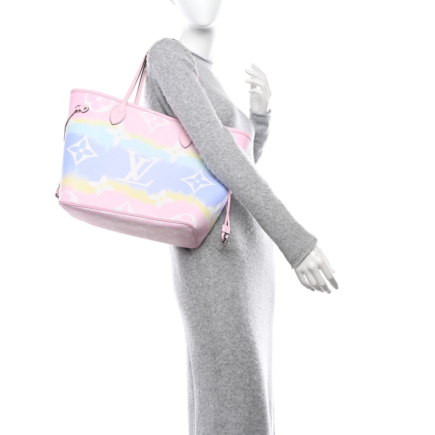 Louis Vuitton Monogram Escale Neverfull MM Pastel 2 of 11