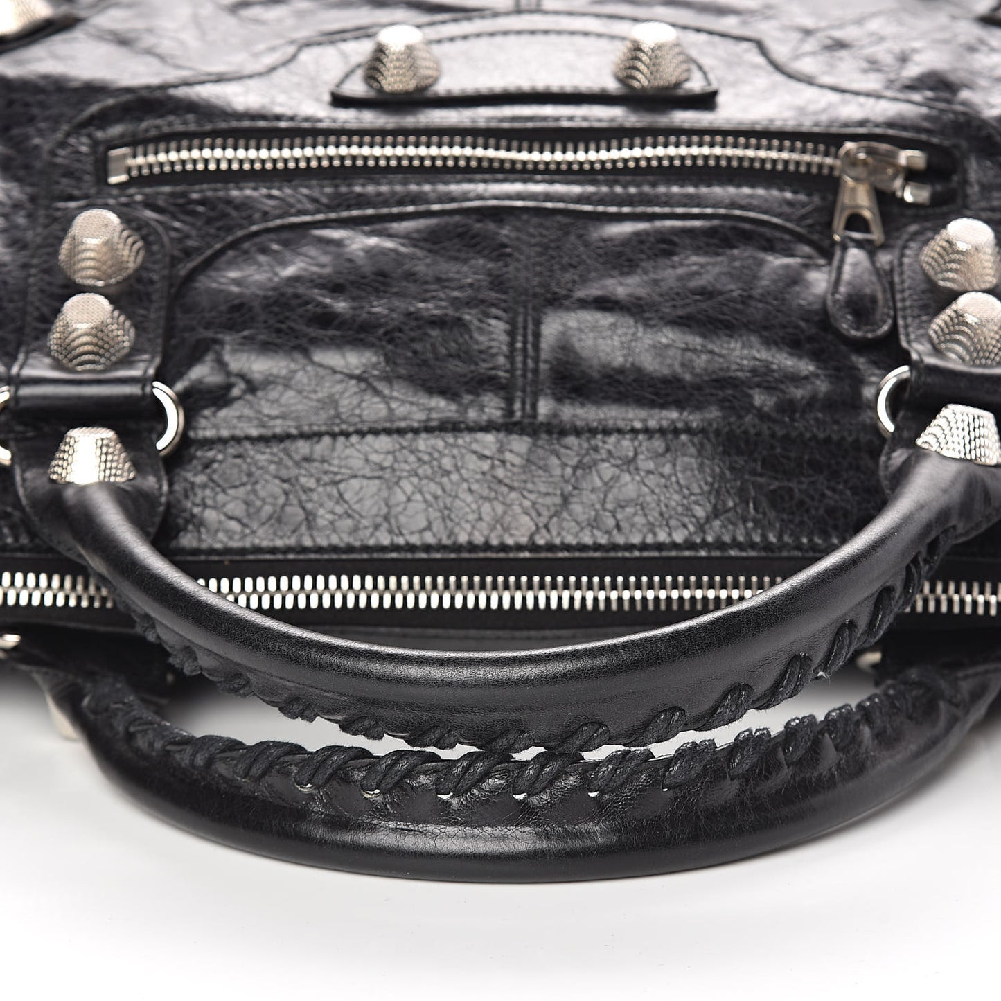 Agneau Giant 21 Silver Hardware Work Black