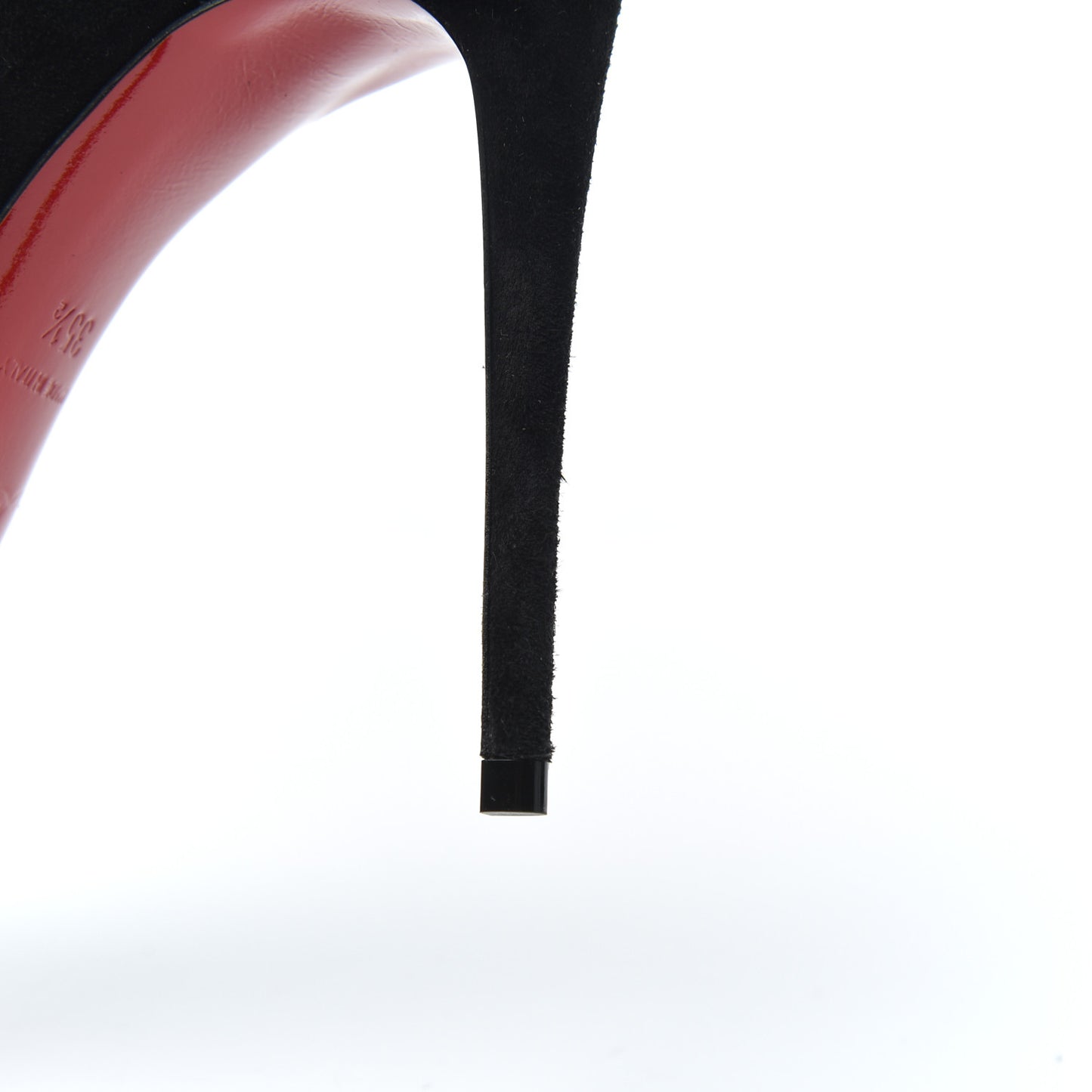 Veau Velours Pigalle Follies 100 Pumps 35.5 Black