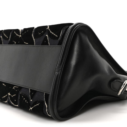 Alexander McQueen Velvet Shopper Tote Black 9 of 9