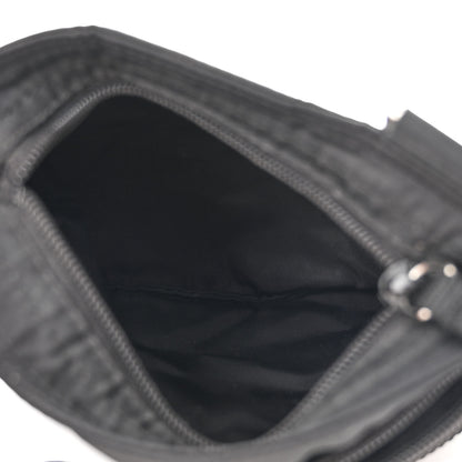 Prada Nylon Saffiano Flat Messenger Bag Black 5 of 14