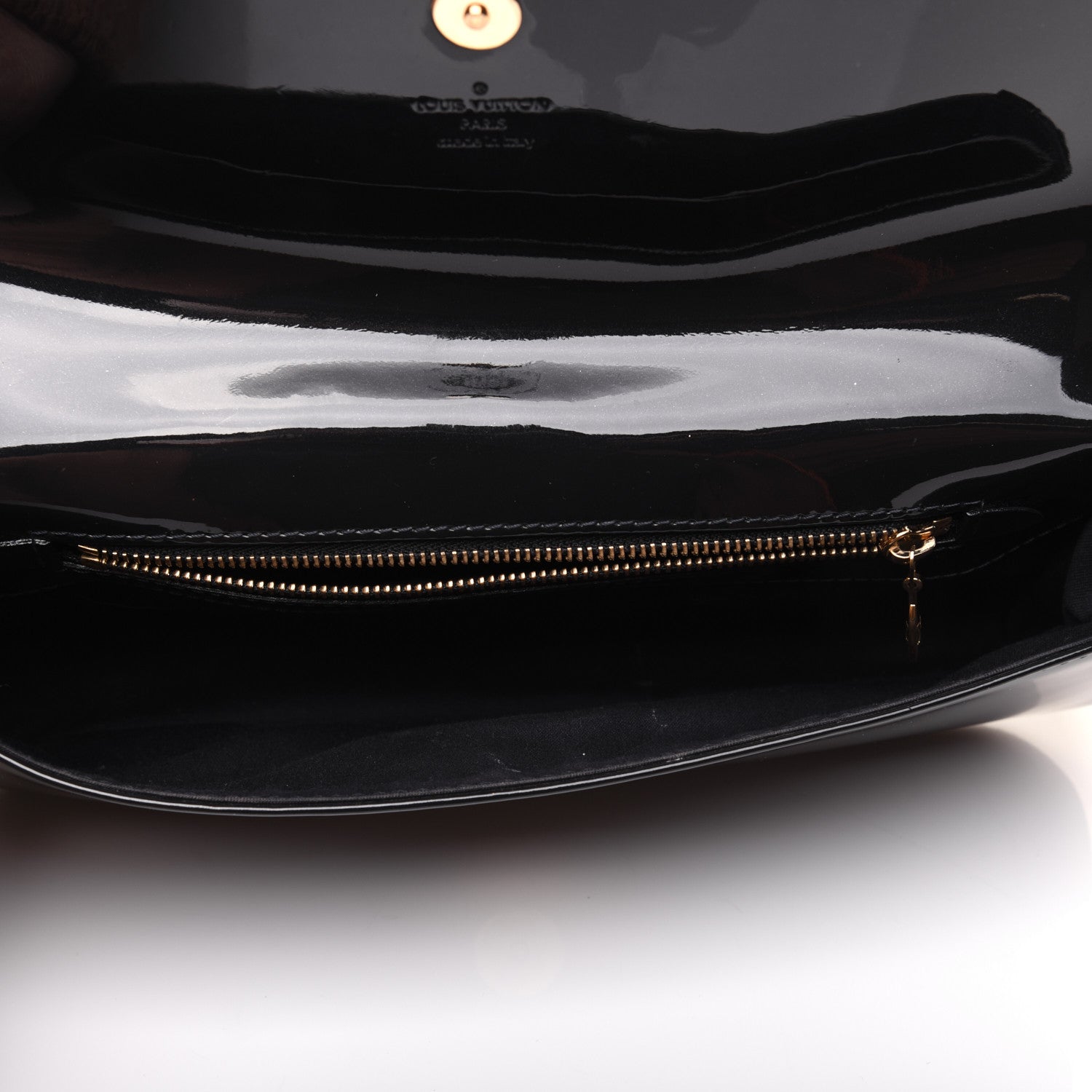 Louis Vuitton Patent Sobe Clutch Blue Infini 5 of 15