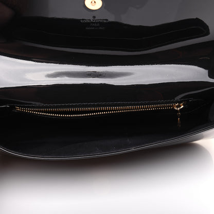 Louis Vuitton Patent Sobe Clutch Blue Infini 5 of 15