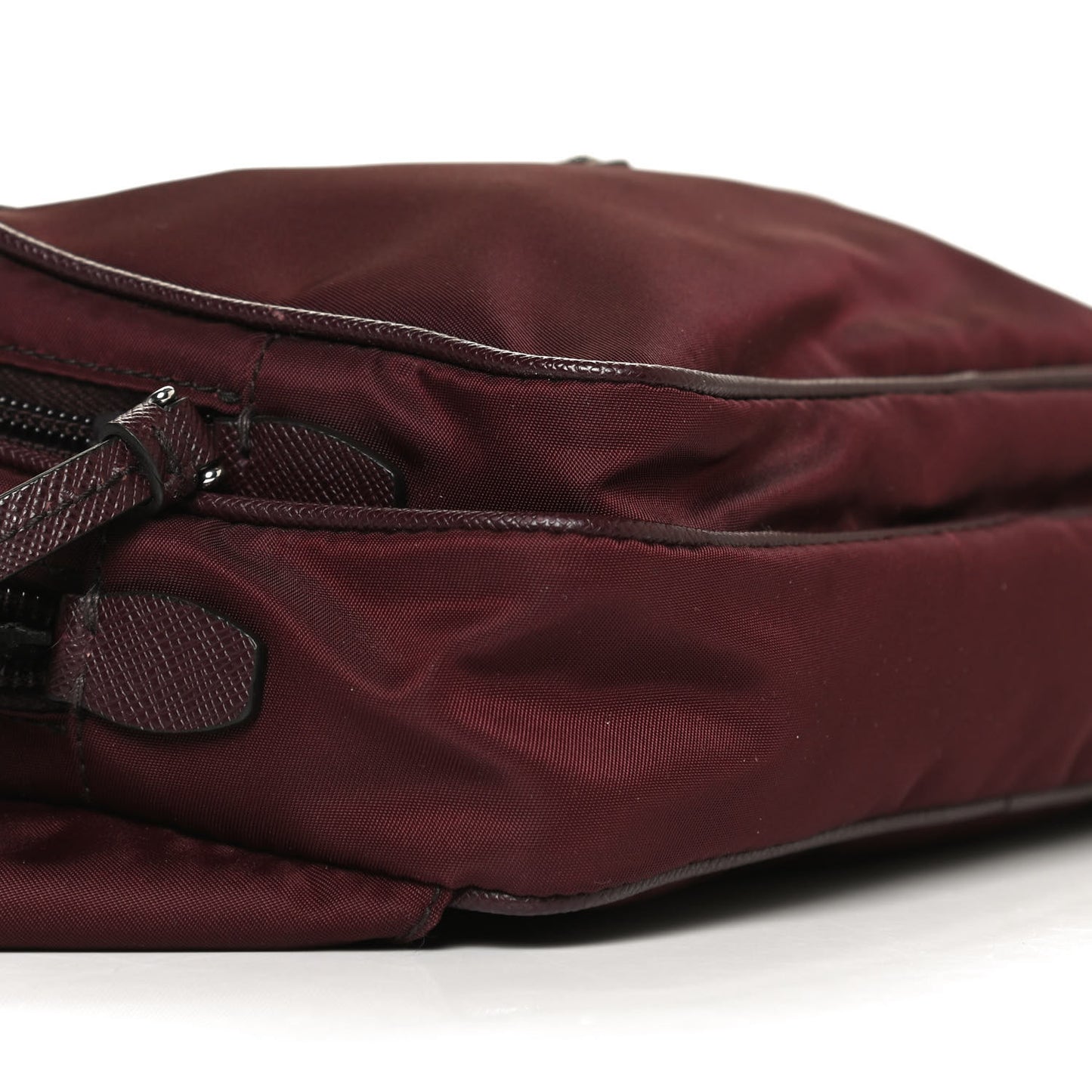 Re-Nylon Saffiano Belt Bag Z Bordeaux