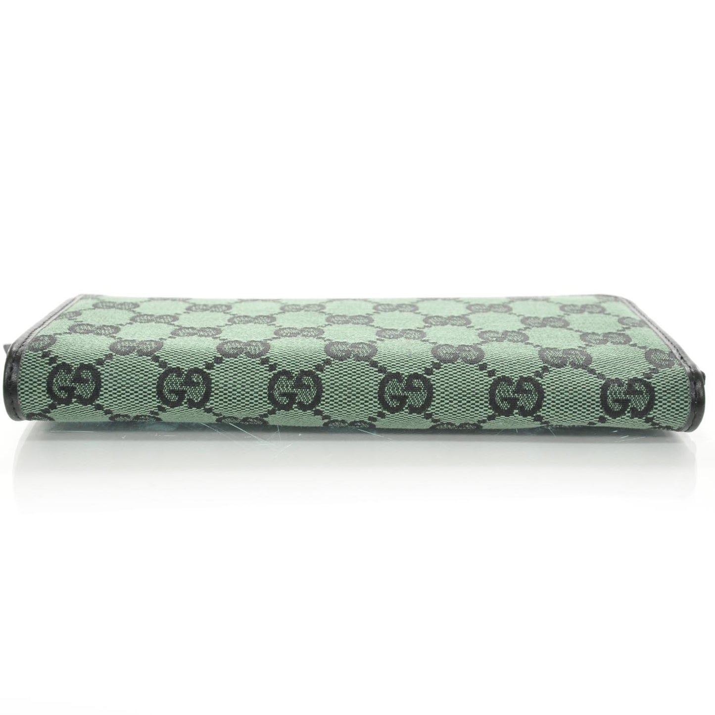 Monogram Zip Around Wallet Green