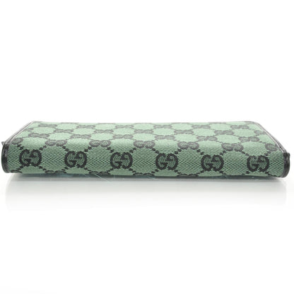 Gucci Monogram Zip Around Wallet Green 4 of 7