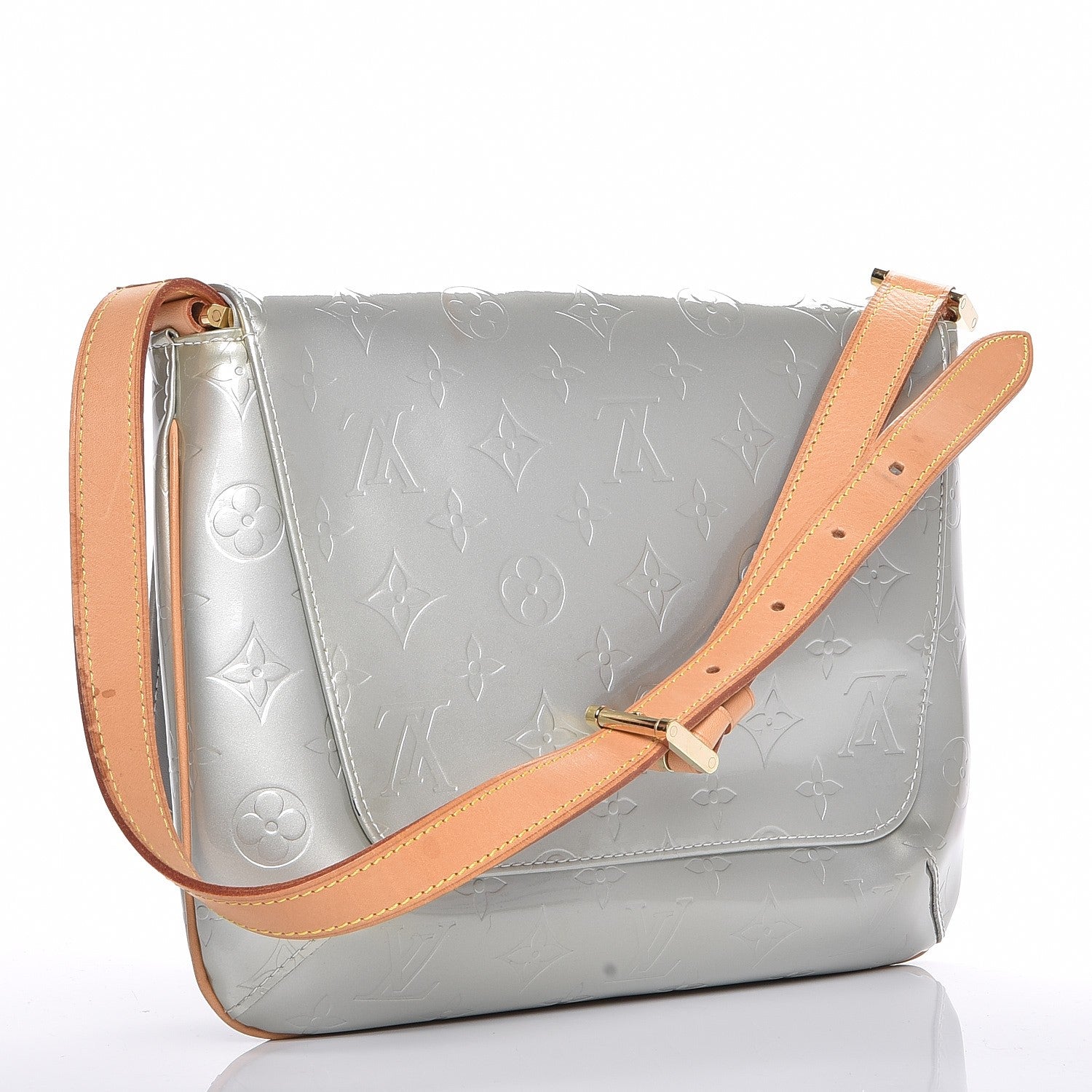Louis Vuitton Vernis Thompson Street Silver 3 of 10